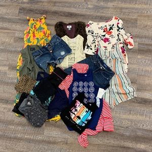 18 Piece Gently Worn Girl’s Size 8 Bundle - Assorted Brands